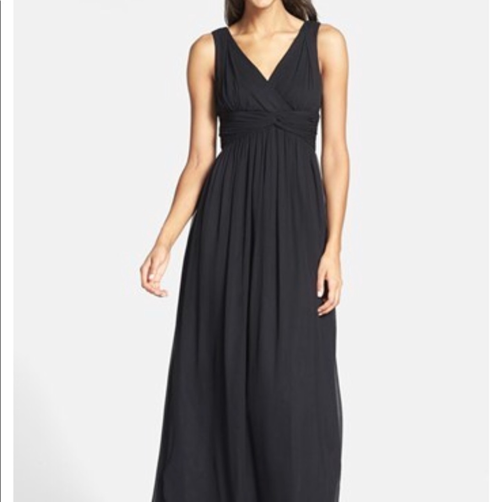 Donna Morgan Julie Dress - Sz24 Silk Black Chiffon